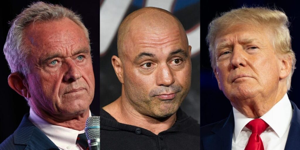 Donald Trump Attacks Joe Rogan for Podcaster's Praise of RFK Jr.